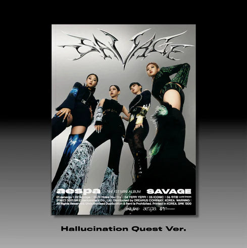 AESPA ALBUM- SAVAGE [Hallucination Quest Ver.] - LACMA HOUSE