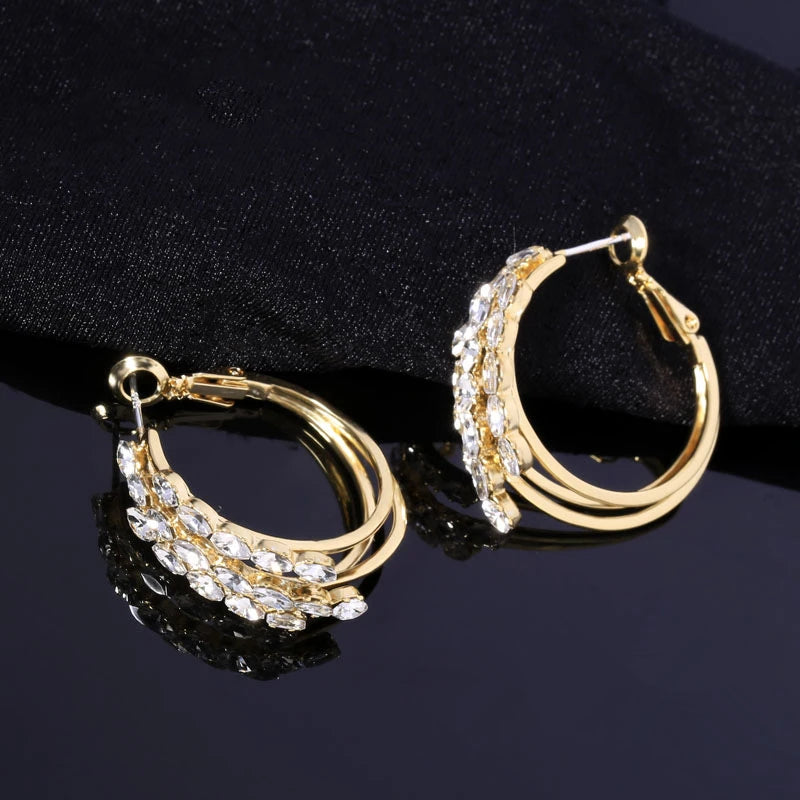 The Penthouse Chic Round Earrings
