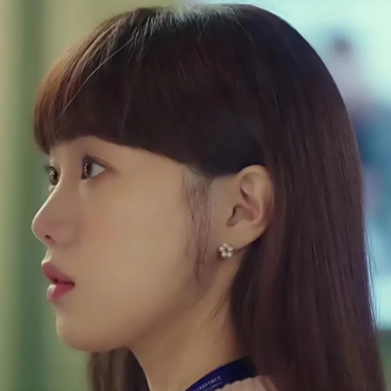 Yoona Floral Pearl Earrings