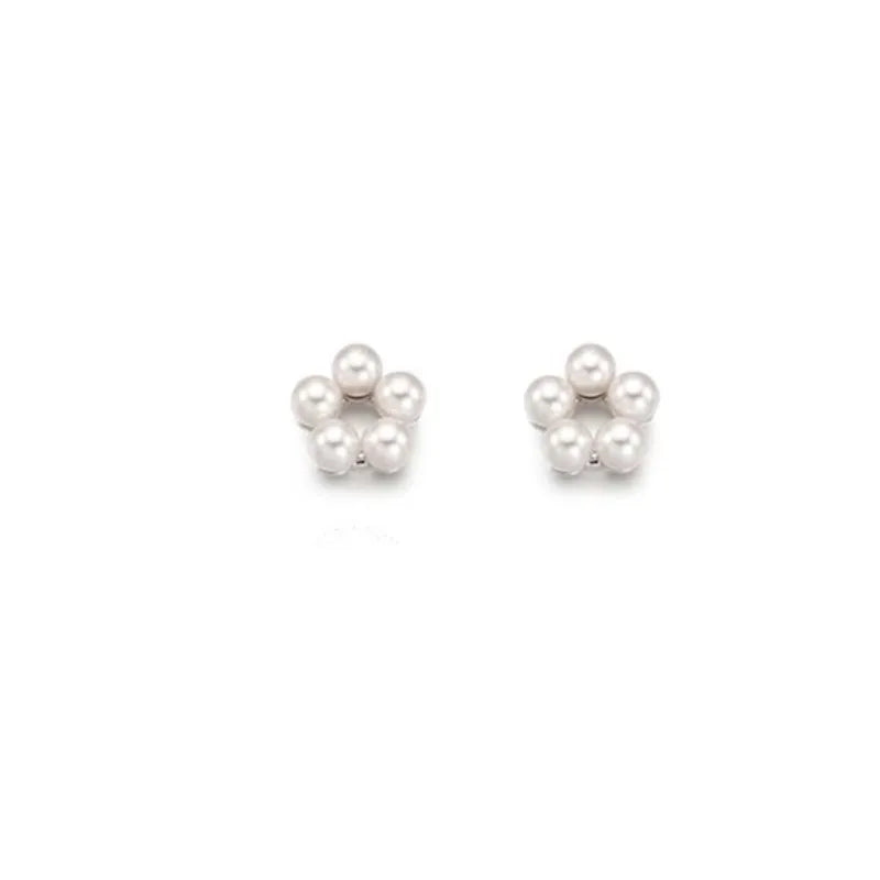 Yoona Floral Pearl Earrings