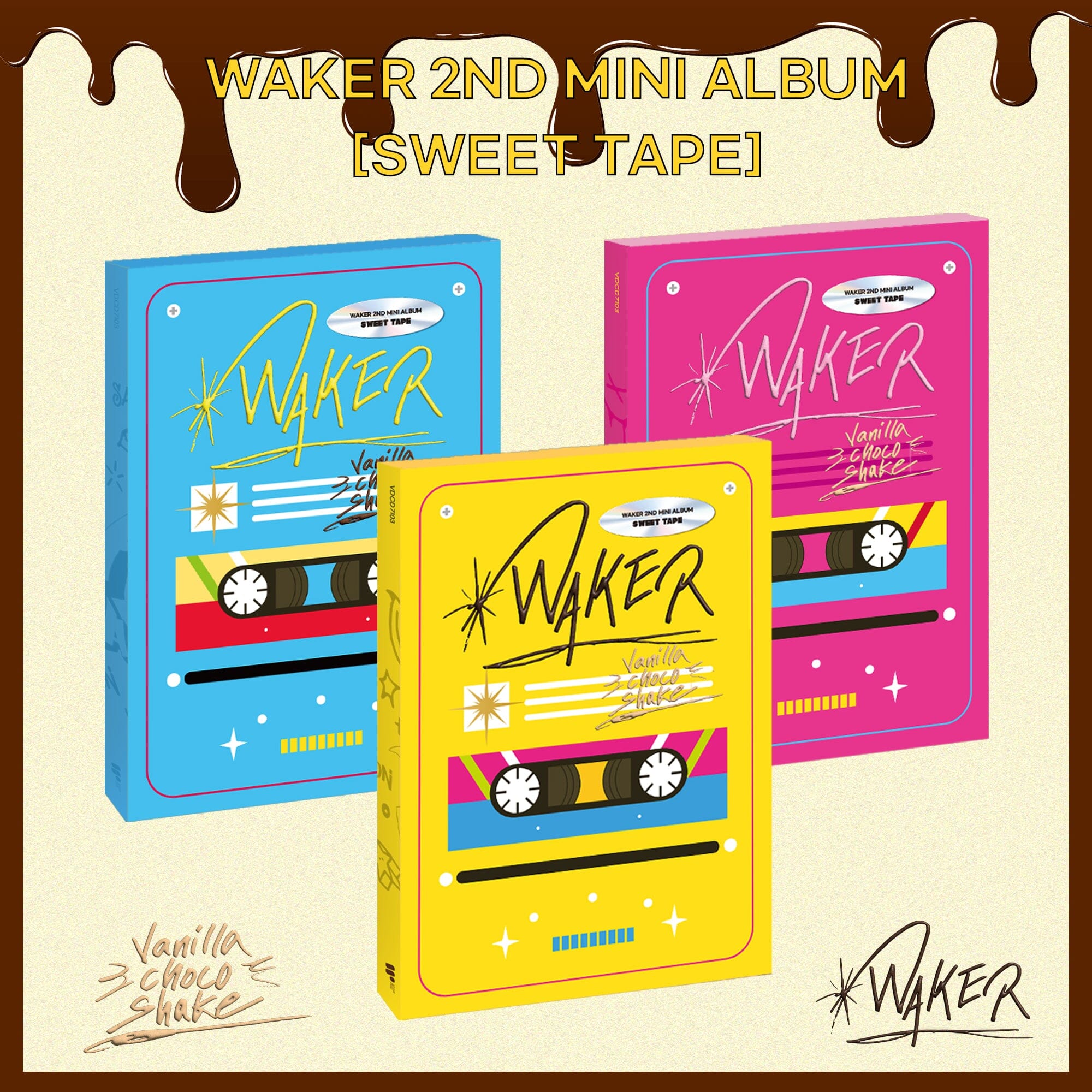 WAKER - SWEET TAPE (2ND MINI ALBUM)
