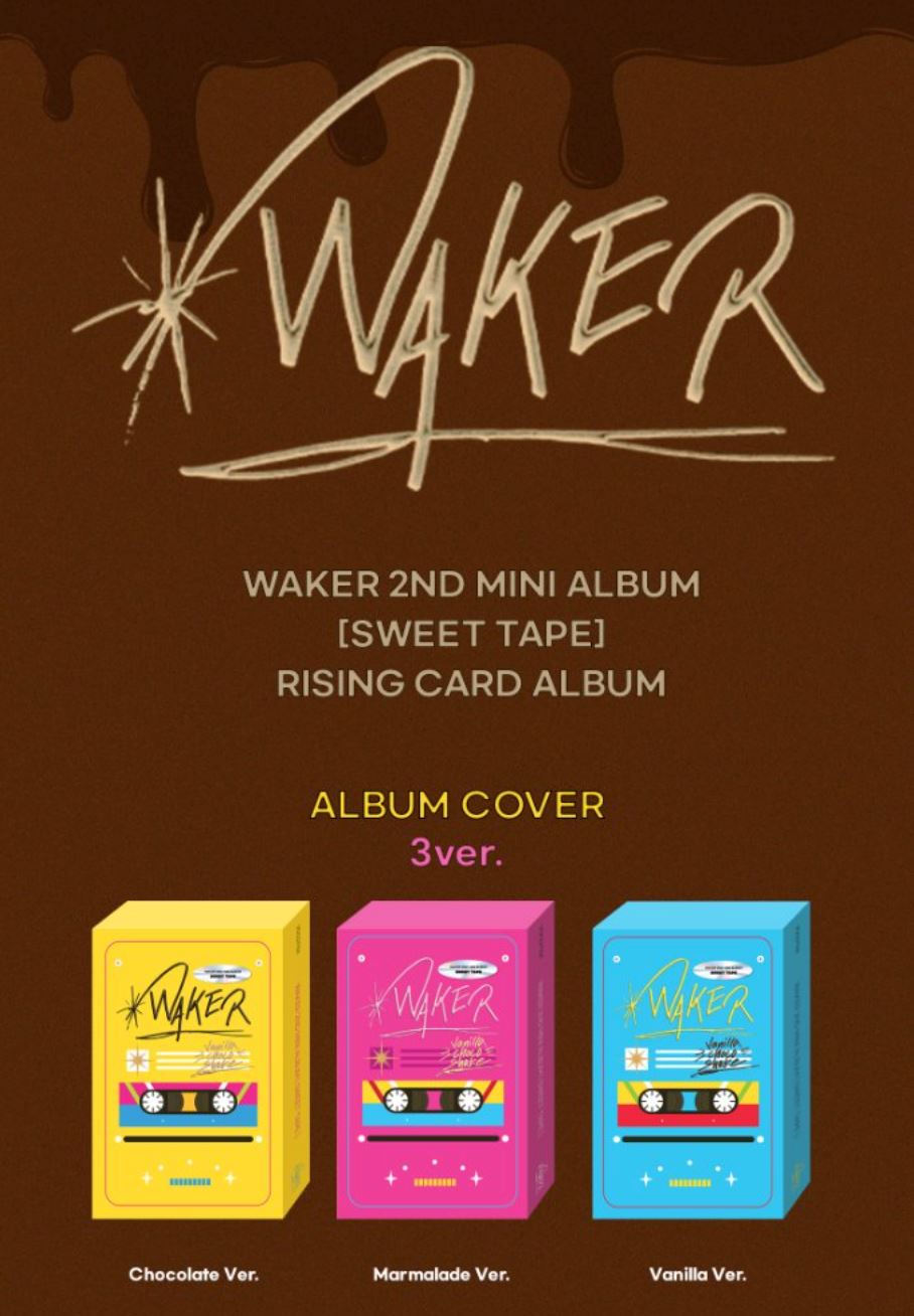 WAKER - SWEET TAPE (2ND MINI ALBUM) RISING CARD ALBUM