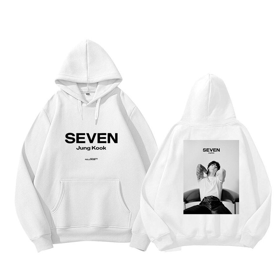 JK SEVEN printed hoodies